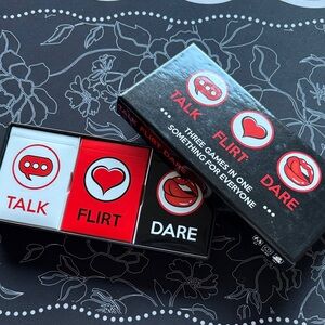 Talk Flirt Dare Card Game